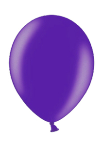 balony 100szt FIOLETOWE METALIZOWANE BAL.12M-062