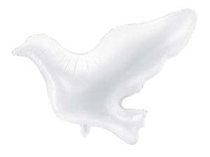 balon foliowy Gołąb biały 77x66cm |   FB18-008