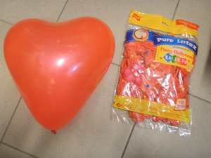 balony 100szt serce czerwone TG21017-1 