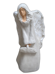 anioł stojący wysoki II z koszykiem ADELA | 8024