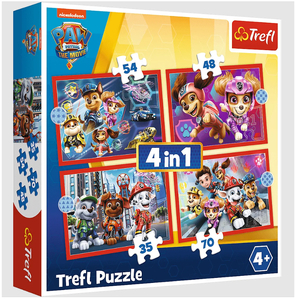 puzzle - 4in1 -Paw Patrol in the city Paw Patrol