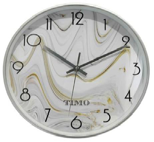 zegar ścienny TIMO 74 MARMUREK 30 cm