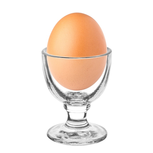 Kieliszek 6szt  na jajko szklany 4,9 x 6,5 cm przezroczysty