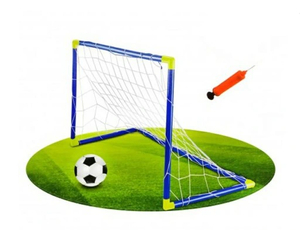 bramka piłkarska z piłką i pompką Football Sport G122242