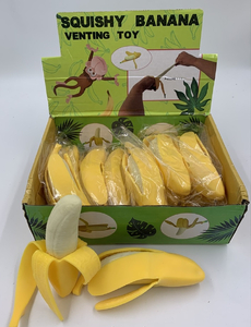 Gniotek 4szt  banan - squishy