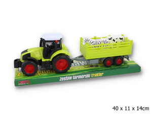 traktor z przyczepą ze zwierzątkami  | G117119