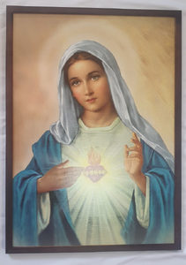 obraz religijny 10x15cm SERCE MARYI