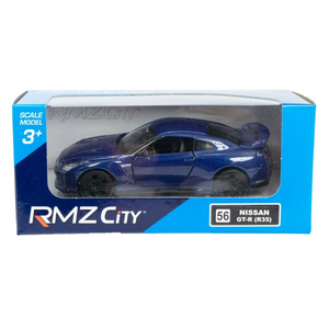 auto metalowe RMZ - Nissan GT-R Blue K-858