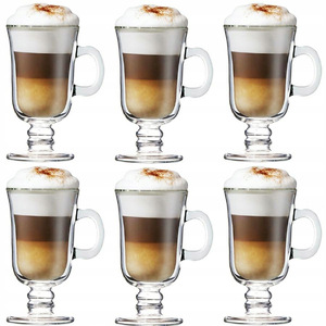 kpl.6 szklanek do kawy latte IRISH 260ml.